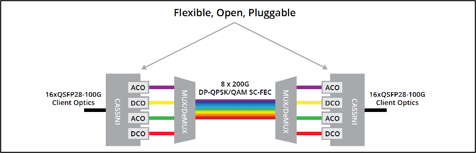 Figure 2 Optimization of pluggable small form factor ZR optics ipinfusion.com