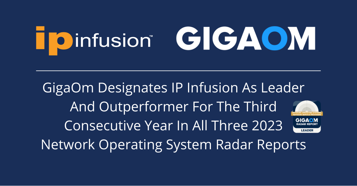 GigaOm Selected IP Infusion A Leader And Outperformer