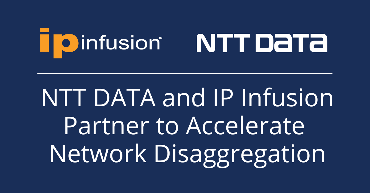 NTT DATA and IP Infusion Partner