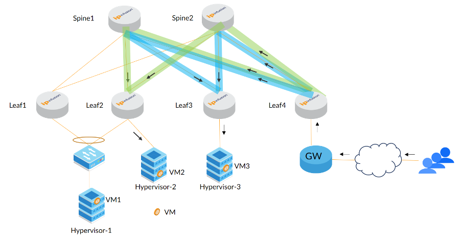 IP Infusion Overlay ECMP