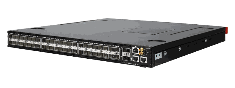 Edgecore AGR200, offener Access-Router mit Broadcom Qumran3U (BCM88400), Frontansicht